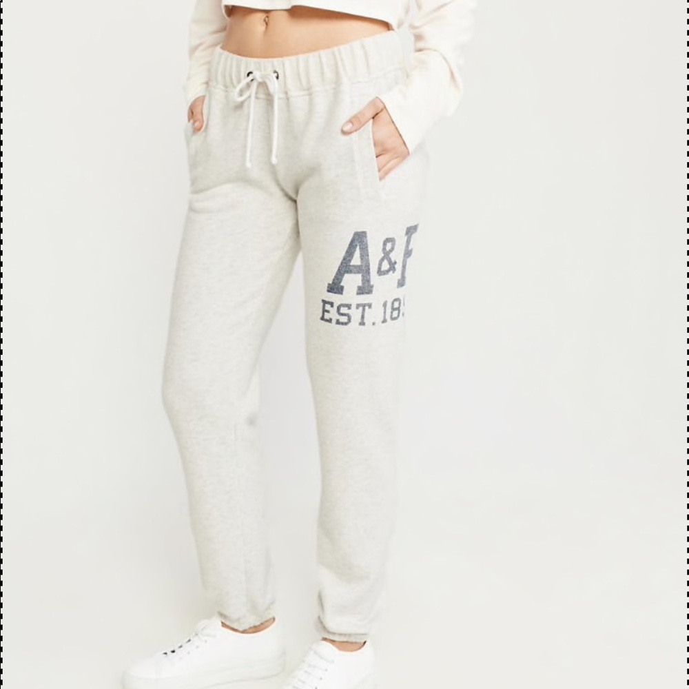 New abercrombie and fitch banded logo sweats